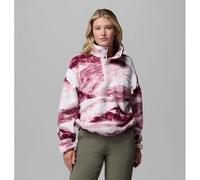 COLUMBIA Helvetia II Printed Cropped Half Sn Damen | ANTIQUE MAUVE, SUMMITS | S