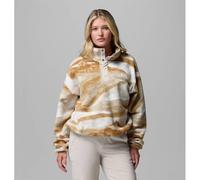 Columbia - Women's Helvetia II Printed Cropped Half Snap - Fleecepullover, Gr. XS, beige (SeaSalt/Summits)