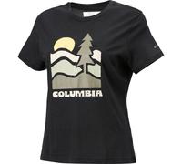 Columbia Ruby Springs Graphic Fitted Short Sleeve black, get hiked (010) L