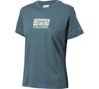 Columbia Damen Ruby Springs Graphic Fitted T-Shirt (Größe M, blau)