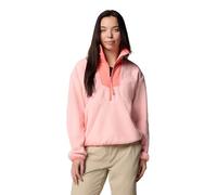 Columbia Damen Sequoia Grove Fleece mit halbem Reißverschluss, Pink Sand/Alpenglow, X-Groß