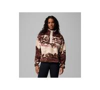 COLUMBIA Helvetia II Printed Cropped Half Sn Damen | TOBACCO SISTERS, DARK STONE | XL