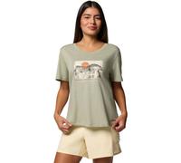 Columbia Ruby Springs Graphic Scoop Neck Short Sleeve safari, wanderlust (348) L