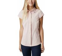 COLUMBIA Damen Shirt Saturday Trail II Stretch Print SS (1840421) S Peach Cloud End on End Grid Grid