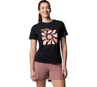 COLUMBIA Damen Shirt Sun Trek Graphic SS III (2120133) L Black, Wavy Rays