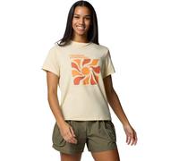 COLUMBIA Damen Shirt Sun Trek Graphic SS III (2120133) XL Lemon Wash, Wavy Rays