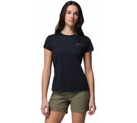 Columbia Damen T-Shirt Zero Rules Light Kurzarm Crew Schwarz XS