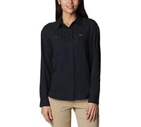 Columbia Damen Silver Ridge Utility-Hemd mit Langen Ärmeln Wanderhemd, Schwarz, 3X