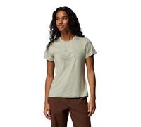 Columbia Damen Sloan Ridge Graphic Short Sleeve Tee Kurzärmeliges T-Shirt, Safari, Lineare Landschaft, L EU