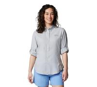 Columbia Damen Standard PFG Tamiami II UPF 40 Langarm Angelshirt Cirrus Grey XXL