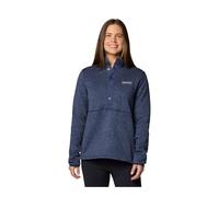 Columbia Damen Sweater Weather Half Snap, Collegiate Navy/Nocturnal Heather, L