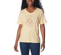 COLUMBIA Damen T Shirt Bluebird Day™ Relaxed V Neck (1934611) XS Sunkissed Heather, Flower Power