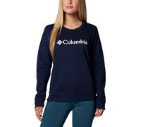 Columbia Damen Trek Graphic Crew Sweatshirt, Collegiate Navy/Gem, XX-Large
