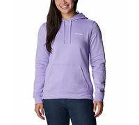 Columbia Damen Trek Graphic Hoodie Kapuzen-Sweatshirt, Frosted Purple, White Logo, X-Small