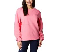 Columbia Damen Trek II Colorblock Crew, Camellia Rose/Red Lily, 1X Plus