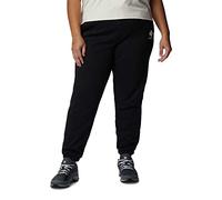 Columbia Damen Trek Jogger Sweatpants, Schwarz-weißes CSC-Logo, Small