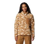 Columbia Damen West Bend 1/4 Zip 2 Fleece Pull Over, Camel Brown Highland Tonal, L