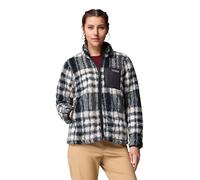 Columbia West Bend Print Full Zip II Damen Rollkragenpullover, schwarz M