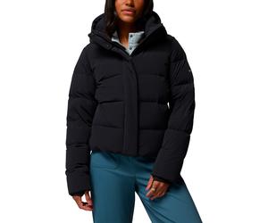 Columbia - Doudoune isolée en duvet naturel - Amaze Puff Hooded Jacket Black für Damen - Größe L - schwarz schwarz L