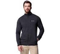 Columbia Essential Hike Grid Full Zip Midlayer Shirt Herren M Schwarz