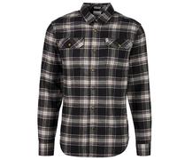 Columbia Flare Gun Stretch Flannel black two lane tartan (008) M