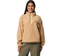 Columbia - Fleece mit Halbdruck - Helvetia II Cropped Half Snap Fleece Canoe für Damen - Größe M - Braun Braun M