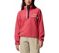 Columbia - Fleecejacke mit halbhohem Kragen - Damen / Frau - Helvetia II Cropped Half Snap Fleece Washed Red Moonvista Dark Stone - Rot M