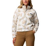 Columbia - Fleecejacke mit halbhohem Kragen - Damen / Frau - Helvetia II Printed Cropped Half Snap Sea Salt Sprayflower - Helvetia II Beige S