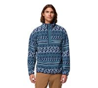Columbia Fleecepullover Helvetia™ II Printed Half Snap (mit Brusttasche) blau Herren, Größe M