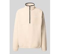 Columbia Fleecepullover mit Logo-Patch Modell 'Timber Crest™ MTR' in Stein, Größe S