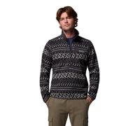Columbia - Sweater Weather Printed Half Zip II - Fleecepullover, Gr. M, schwarz/grau (Shark/Knitknot)