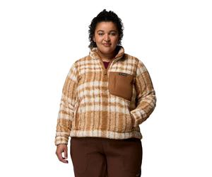 Columbia Fleecepullover "West Bend" in Camel - Größe L | Damenpullover