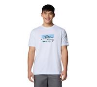 Columbia Funktionsshirt "Ice Lake II" in Weiß - Größe M | Herren Sportshirts