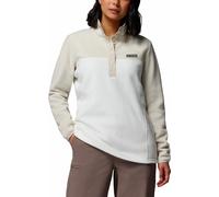 Columbia - Halboffene Jacke für Wanderungen aus Fleece - für Damen - Benton Springs 1/2 Snap Pull Over II Sea Salt Dark Stone - Benton Beige XXL