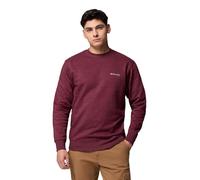 Columbia Hart Mountain II Crew Herren-Sweatshirt, Rich Wine Heather, Größe S