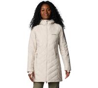 Columbia Damen Heavenly Long Hooded Jacket Pufferjacke mit Kapuze, Dark Stone, M