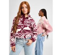 Columbia Helvetia Aztec Fleece Top Damen - Damen, Rot - XL