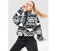 Columbia Helvetia Aztec Fleece Top Damen - Damen, Schwarz - XS