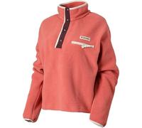 Columbia Helvetia II Cropped Half Snap Damen Fleecejacke rosa rot - M