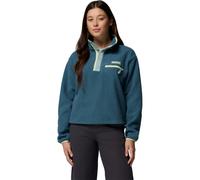 Columbia Damen Fleecepullover HELVETIA II CROPPED HALF SNAP FLEECE, blau, Gr. L