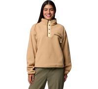Columbia Helvetia II Cropped Half Snap Fleece Damen Rollkragenpullover, braun S