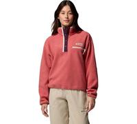 Columbia Helvetia II Cropped Half Snap Damen Fleecejacke rosa rot - M