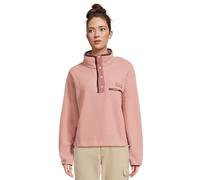Columbia Helvetia II Cropped Half Snap Fleece für Damen, Radiergummi Pink/Fig/Rich Wine