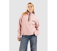 Columbia Helvetia II Cropped Half Snap Fleece Half-Zip Fleece Pullover eraser pink / fig / rich w Damen Gr. S