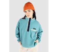 Columbia Helvetia II Cropped Half Snap Fleece Half-Zip Fleece Pullover teal Damen Gr. L