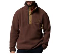 Columbia Helvetia II Half Snap Fleecejacke braun beige - XXL