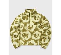 Columbia - Kurz geschnittenes Fleece mit halbhochgeschlossenem Kragen - Damen / Frauen - Helvetia II Printed Cropped Half Snap Citron Haze Grün XS