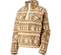 Columbia Helvetia II Printed Cropped Damen Pullover beige Größe L Lifestyle Widerstandsfähig