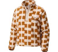 Columbia Helvetia II Printed Cropped Damen Pullover beige Größe L Lifestyle Widerstandsfähig