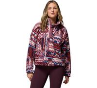 Columbia Helvetia II Printed Cropped Damen Pullover lila Größe XS Lifestyle Widerstandsfähig